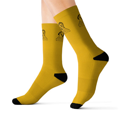 Amarillo Sublimation Socks