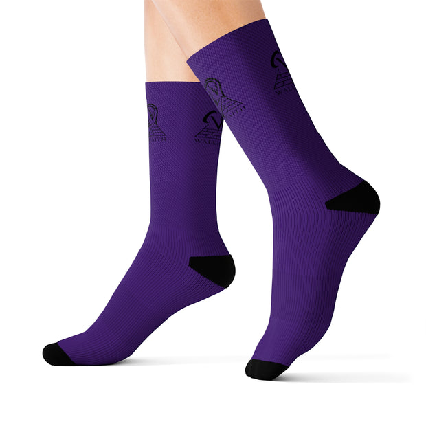 Purpura Sublimation Socks