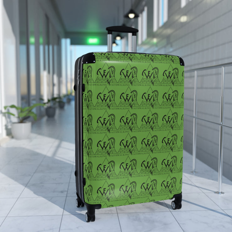 Lime Green Suitcase