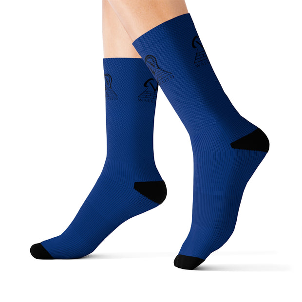 Azul Sublimation Socks