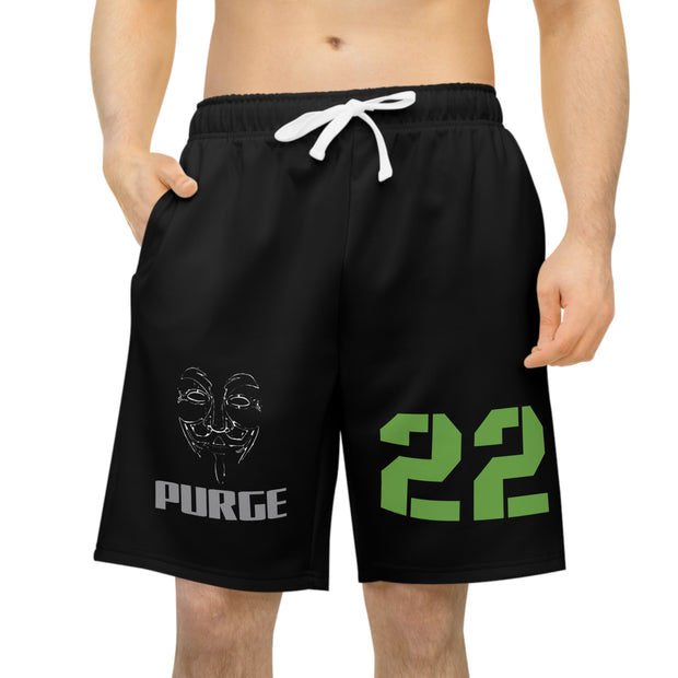 Country Boi #22 Athletic Long Shorts FFB