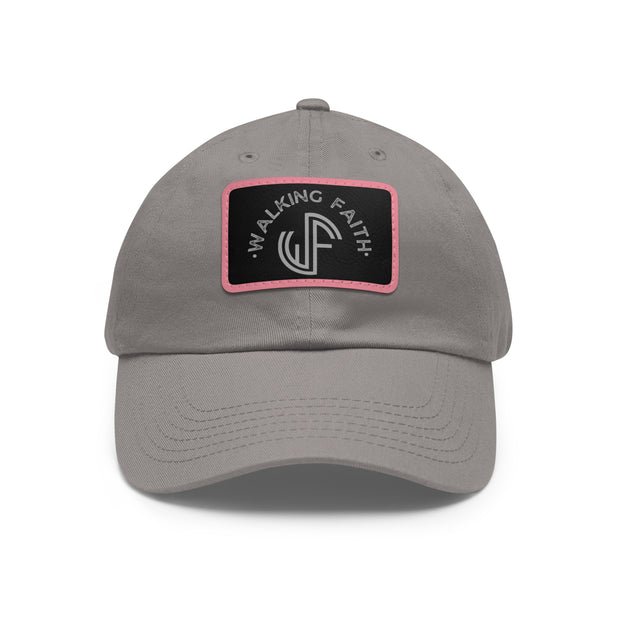 Dad Hat with Leather Patch (Rectangle)