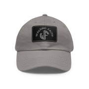 Dad Hat with Leather Patch (Rectangle)