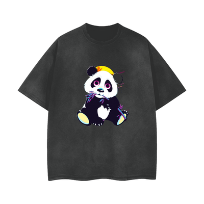 panda,thick tee,black,t-shirt,wf,clothing,nike dunks,panda dunks,MOQ1,Delivery days 5