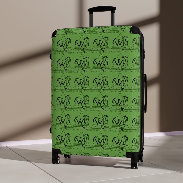 Lime Green Suitcase