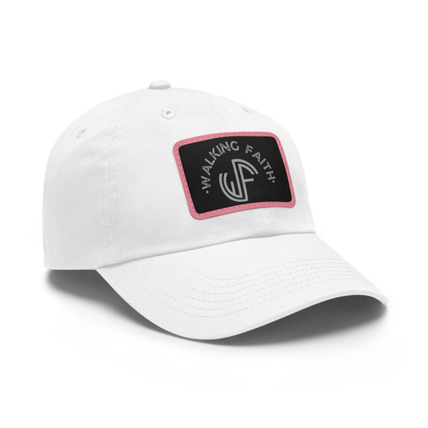 Dad Hat with Leather Patch (Rectangle)