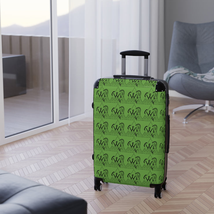 Lime Green Suitcase