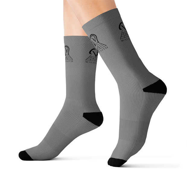 Gris Sublimation Socks