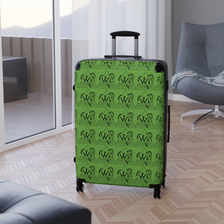 Lime Green Suitcase