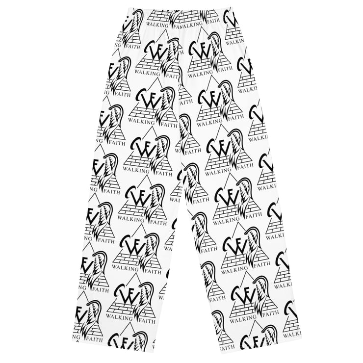 All-over print unisex wide-leg pants