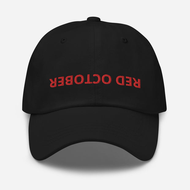 RED OCTOBER Dad hat