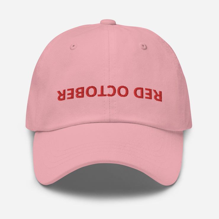 RED OCTOBER Dad hat