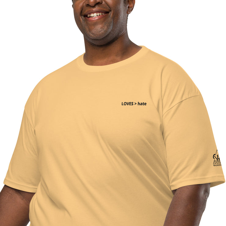 Loves greater than Hate Men’s premium heavyweight tee