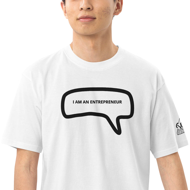 I Am An Entrepreneur Men’s premium heavyweight tee