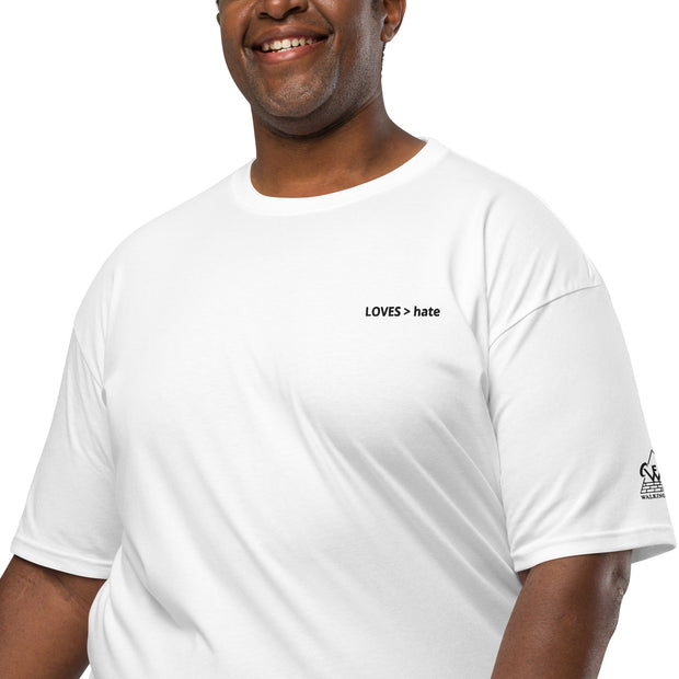 Loves greater than Hate Men’s premium heavyweight tee